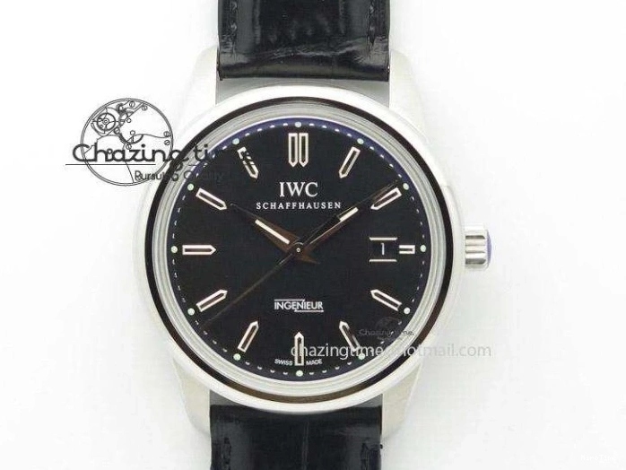 MIROTIME 0820 Durable Big Pilot 5019 Ceramic Case Black Dial Green Markers Asian 23J 7396